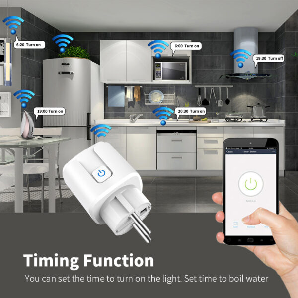 Graffiti Wi-Fi Smart Socket 20A - Image 3